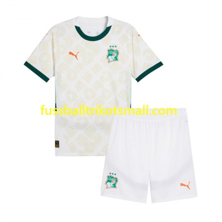 Fußballtrikots Elfenbeinküste Kinder 2025 Kurzarm Auswärts-trikot kaufen